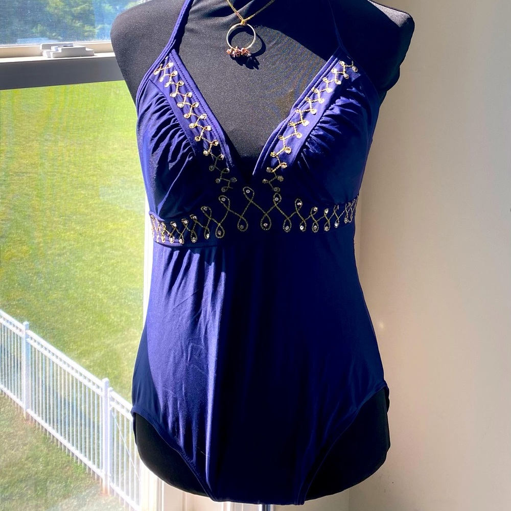 Beach Native One Piece Bathing Suit.